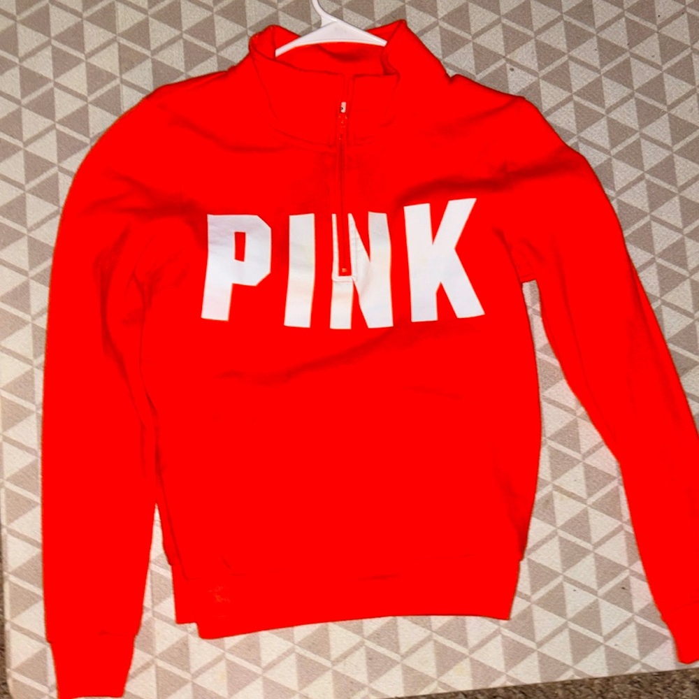 PINK pull-over, bright neon summer orange, can no longer be found in any store.